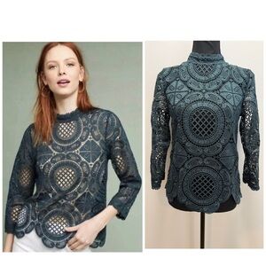 James Coviello Anthropologie lace top